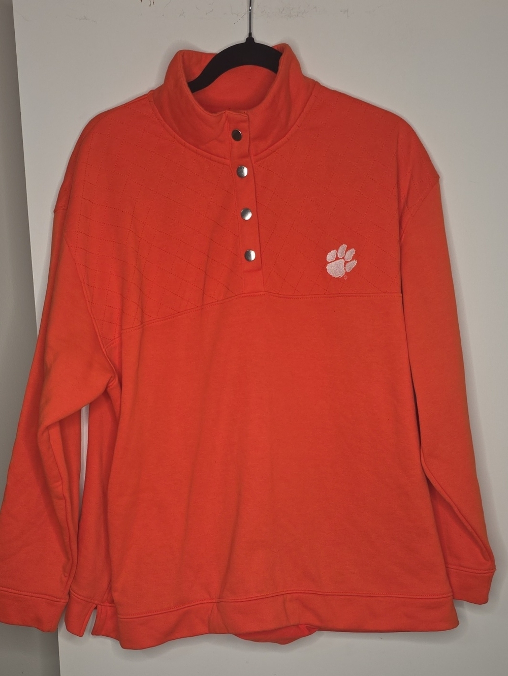 Champion Orange Snap-Button Kids Pullover with Paw Patch